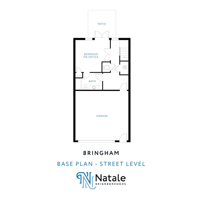 Bringham- Base Floor Plan- Street Level
